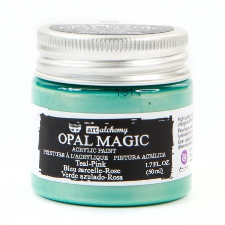 Farba akrylowa Finnabair Art Alchemy - Opal Magic - TEAL-PINK 50ml - Finnabair - 1