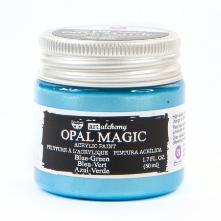 Farba akrylowa Finnabair Art Alchemy - Opal Magic - BLUE-GREEN 50ml - Finnabair - 1