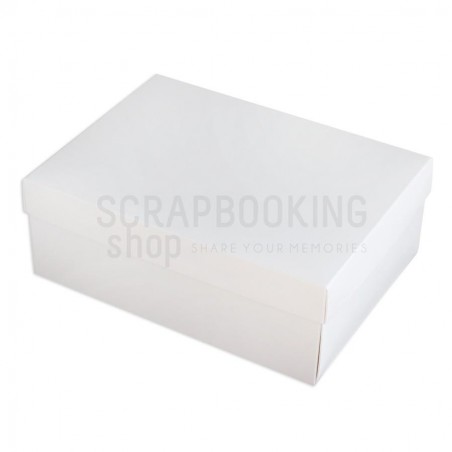 Pudełko Eco-Scrapbooking - BIAŁE - 18,5x24x4,5 - Eco-scrapbooking - 1