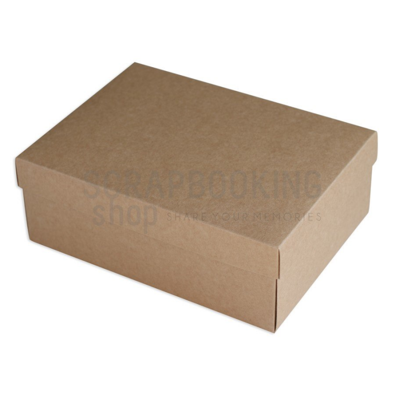 Pudełko 18,5x24x4,5 cm - kraft - Eco-scrapbooking - 1