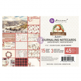 Zestaw kart do journalingu 4x6 - Christmas in the Country - Prima Marketing - 1