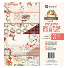 Christmas in theCountry - 8x8 Paper Pad- - 30sheet - Prima Marketing - 1