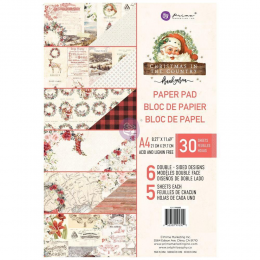 Christmas in theCountry - A4 Paper Pad- - 30sheets - Prima Marketing - 1