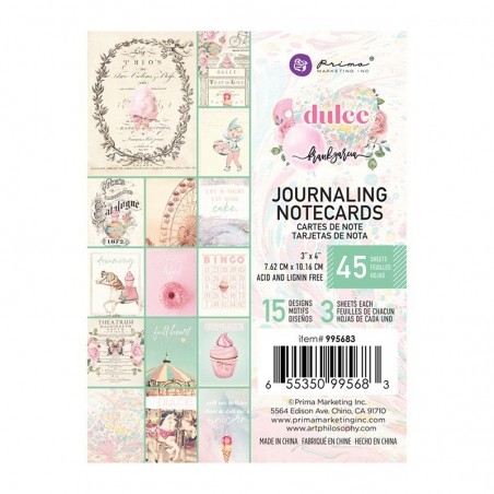 Karty do journalingu Prima Marketing - DULCE 7,5x10 - Prima Marketing - 1