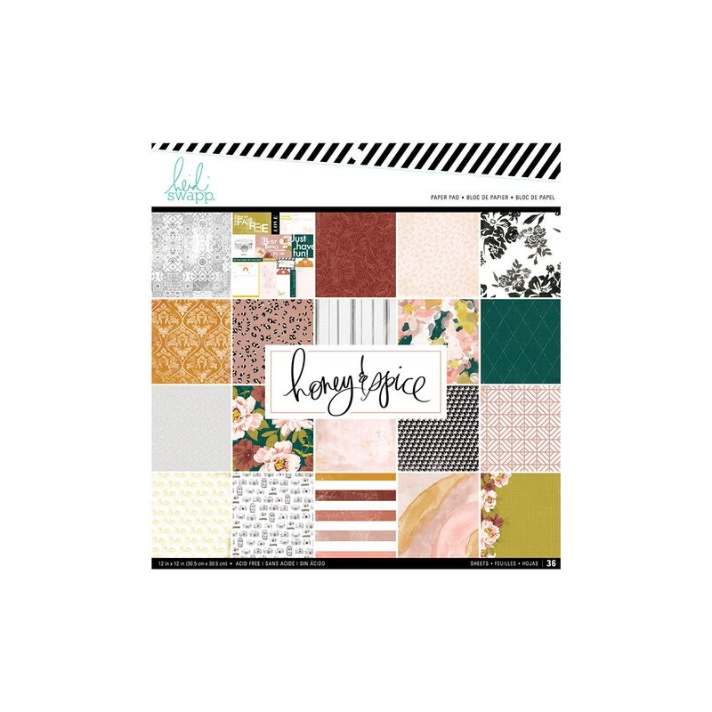 Blok papierów Heidi Swapp - HONEY & SPICE 30x30 - Heidi Swapp - 1