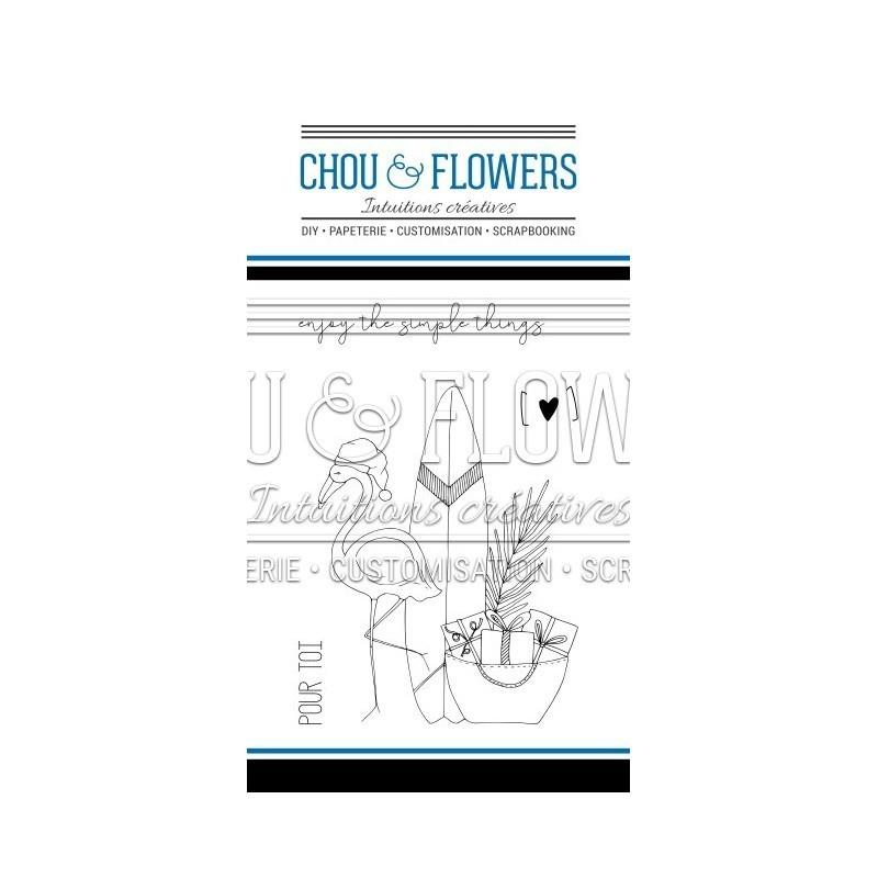 Stemple silikonowe Chou & Flowers - FLAMAND ROSE / FLAMING - Chou & Flowers - 1