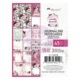 Pretty Mosaic Collection 3x4 Journaling Cards - Prima Marketing - 1