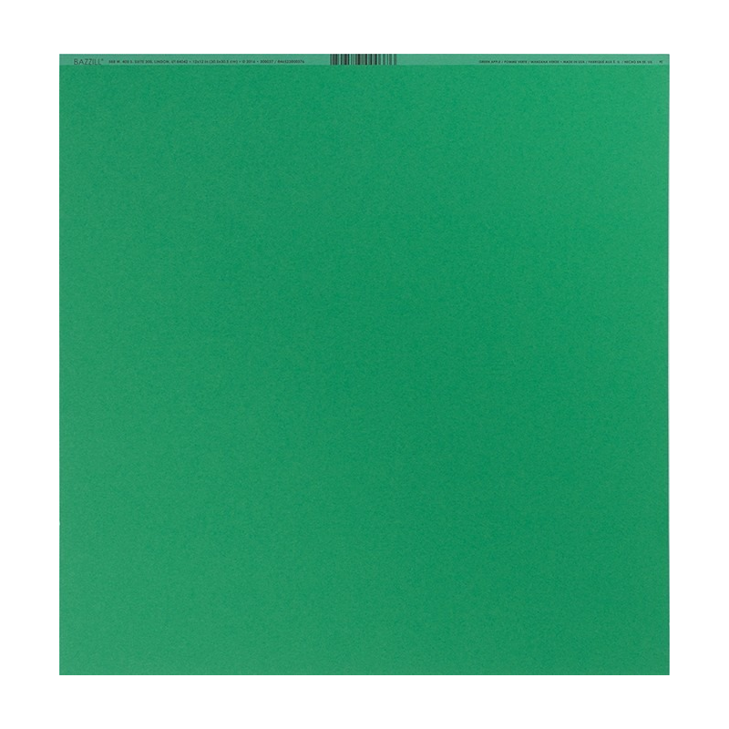 Papier gładki Bazzill Smoothies - ZIELONY / GREEN APPLE 30x30 - Bazzil - 1