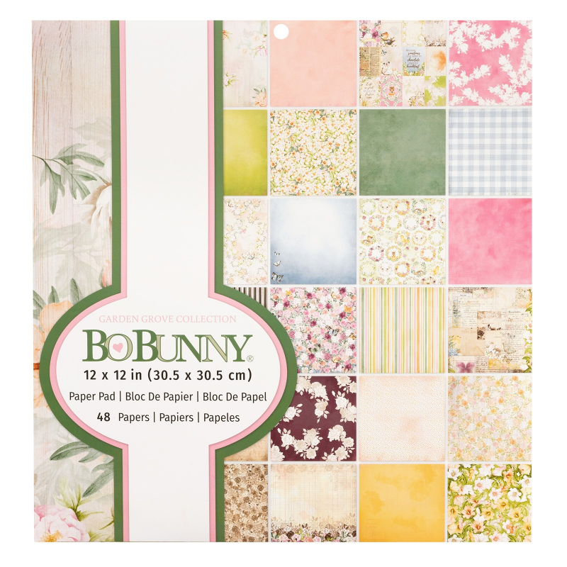 Blok papierów American Crafts - Bo Bunny - GARDEN GROVE 30x30 - Bo Bunny - 1