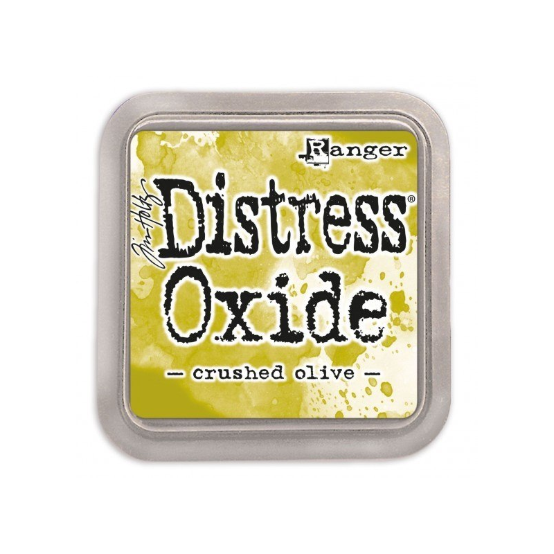Distress Oxide Ink Pad - Poduszka z tuszem - Crushed Olive - Ranger - 1