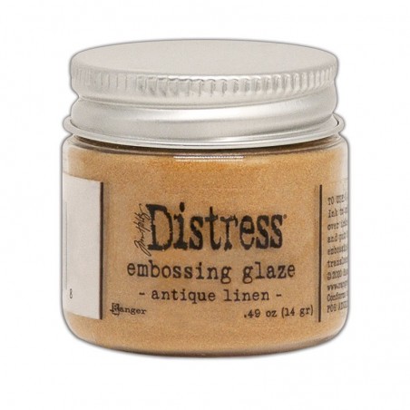 Puder do embossingu Distress Embossing Glaze - Antique Linen - Ranger - 1