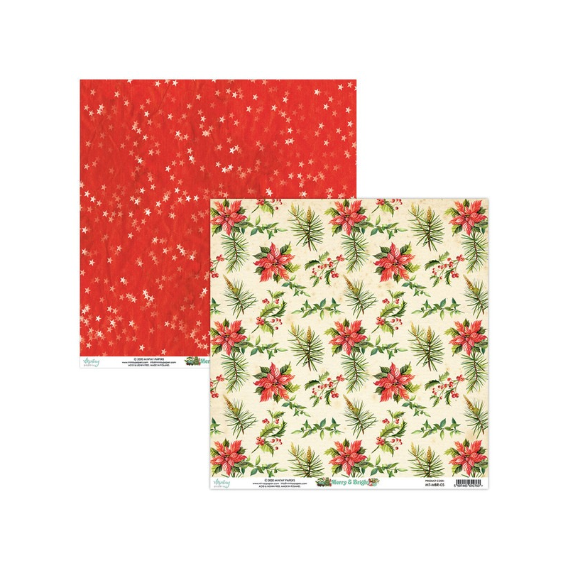 Papier Mintay Papers - MERRY & BRIGHT 05 30x30 - Mintay Papers - 1