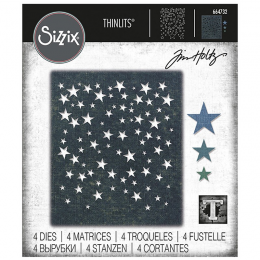 Wykrojniki Sizzix Thinlits Die - Falling Stars - Gwiazdy - Sizzix - 1