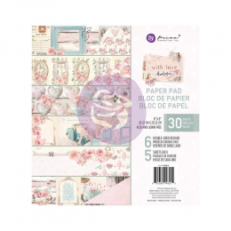 With Love Collection 8x8 Paper Pad - 30 sheets - Prima Marketing - 1