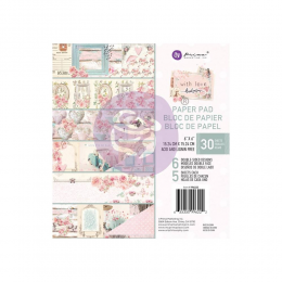 With Love Collection 6x6 Paper Pad - 30 sheets - Prima Marketing - 1