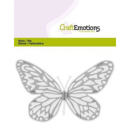 Wykrojnik CraftEmotions - Butterfly big - Duży motyl - Craftemotions - 1