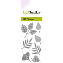 CraftEmotions Die - leaves mix - Craftemotions - 1