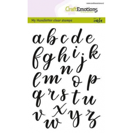 CraftEmotions clearstamps A6 - hand letter - alpha - Craftemotions - 1