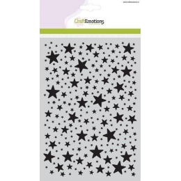 CraftEmotions Mask stencil stars A5 - Craftemotions - 1