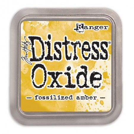 Distress Oxide Ink Pad - Poduszka z tuszem - Fossilized Amber - Ranger - 1