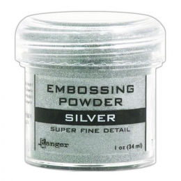Ranger Embossing Powder 34ml - super fine silver - Ranger - 1