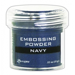 Metaliczny puder do embossingu - Navy - Ranger - 1