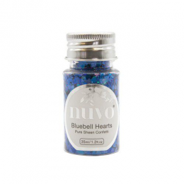 Nuvo Pure sheen confetti - bluebell heartss 35ml - Tonic Studios - 1
