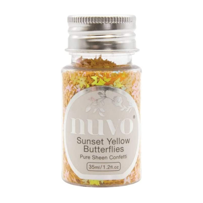 Nuvo Confetti - Sunset Yellow Butterflies - Tonic Studios - 1