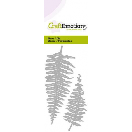 CraftEmotions Die - fern leaves - Craftemotions - 1