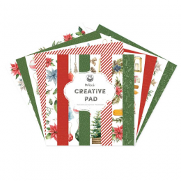 Blok papierów 30,5 cm x 30,5 cm Maxi Creative Pad Cosy Winter - Red and Green - P13 - 1