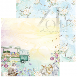 Papier ZoJu Design - LADY SPRING 04 30x30 - ZoJu Design - 1