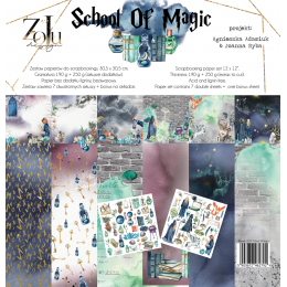 Blok papierów ZoJu Design - SCHOOL OF MAGIC 30x30 - ZoJu Design - 1