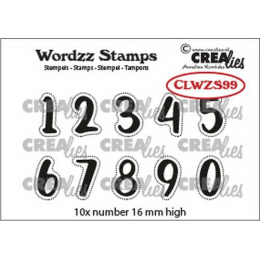 Crealies Clearstamp Wordzz Number - Crealies - 1