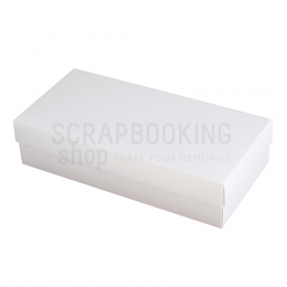 Pudełko Eco-Scrapbooking - BIAŁE 12x25x6 - Eco-scrapbooking - 1