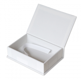 Pudełko płócienne na zdjęcia 10x15 cm - białe - Eco-scrapbooking - 1